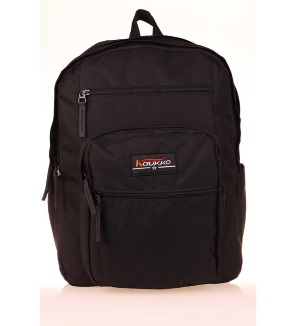 Kaukko Sırt Çantası Full Pocket Siyah K1599