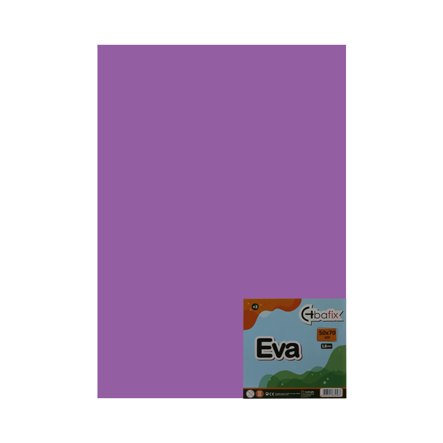 Bafix Eva Düz Renk 50x70 Mor-10-PKT