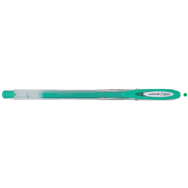 Uni-Ball Roller Kalem ( 12 adet )  Signo Angelic Colour Jel Bilye Uç 0.7 MM Yeşil UM-120 AC