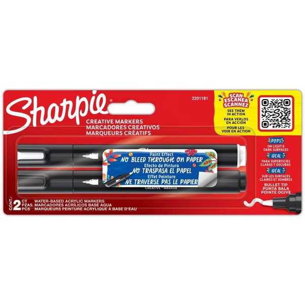 Sharpie Markör Akrilik Yuvarlak Uç 2 Li Bls 2201181