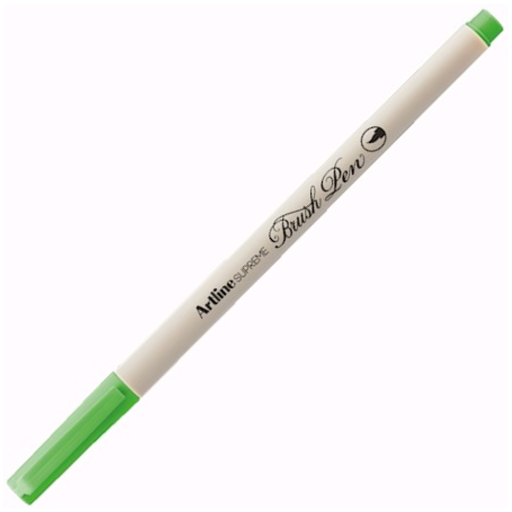 Artline Supreme Brush Uçlu Kalem Fosforlu Yeşil (12 li paket) LV-A-EPFS-F FLO GREEN