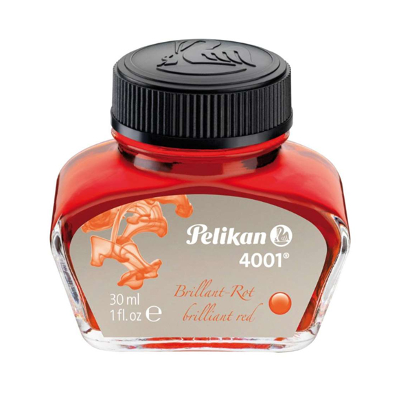 Pelikan Dolma Kalem Mürekkebi 30 ML Kırmızı 4001-6-LI-PKT