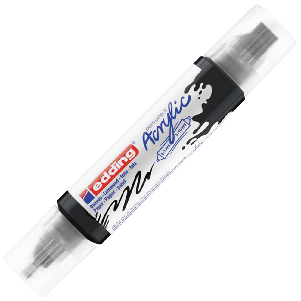 Edding Akrilik 3D Double Lıner Siyah 901 5 adet