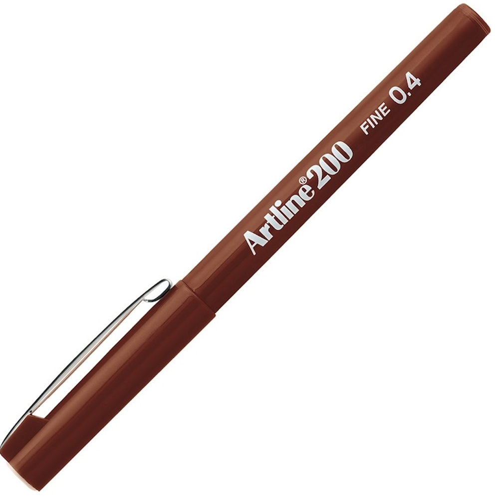 Artline Fineliner 0.4 MM Kahverengi (12 li)
