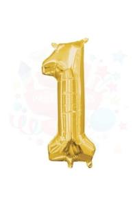 Nedi Balon Folyo  Rakam Altın 100 cm