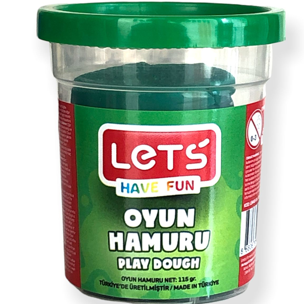 Lets Oyun Hamuru Tek Renk Yeşil 110 GR L8440-4