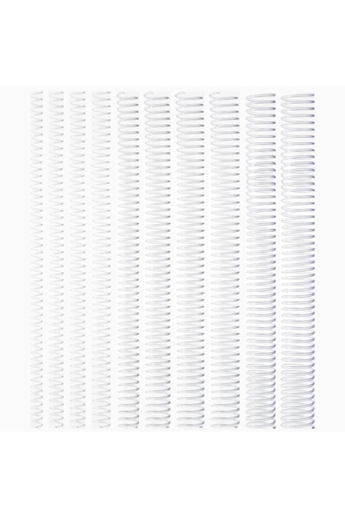 Kayreb Spiral Plastik Helezon 100 LÜ 28 MM Şeffaf (1 paket 100 adet)
