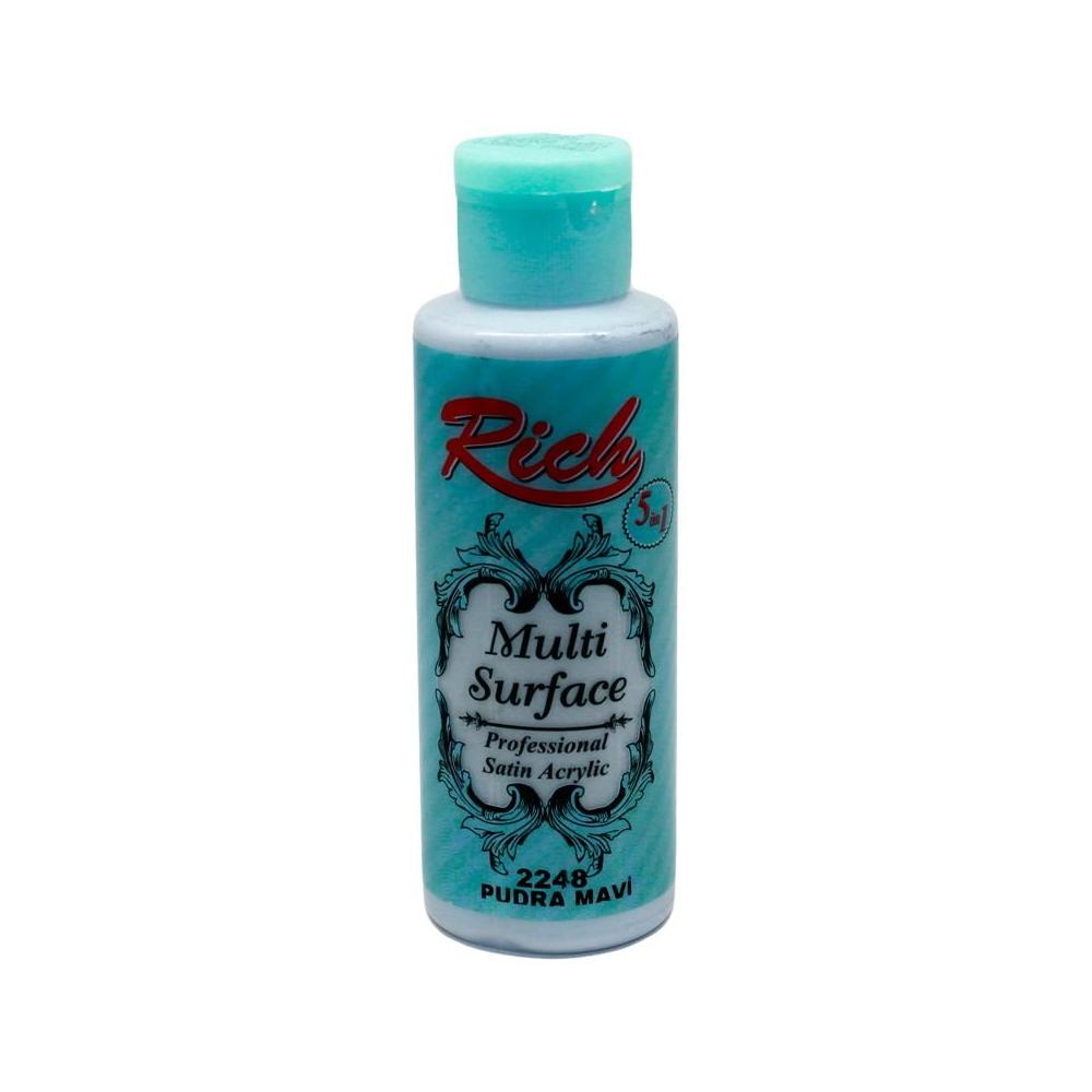Rich Akrilik Boya Multi Surface 120 CC Pudra Mavi 2248