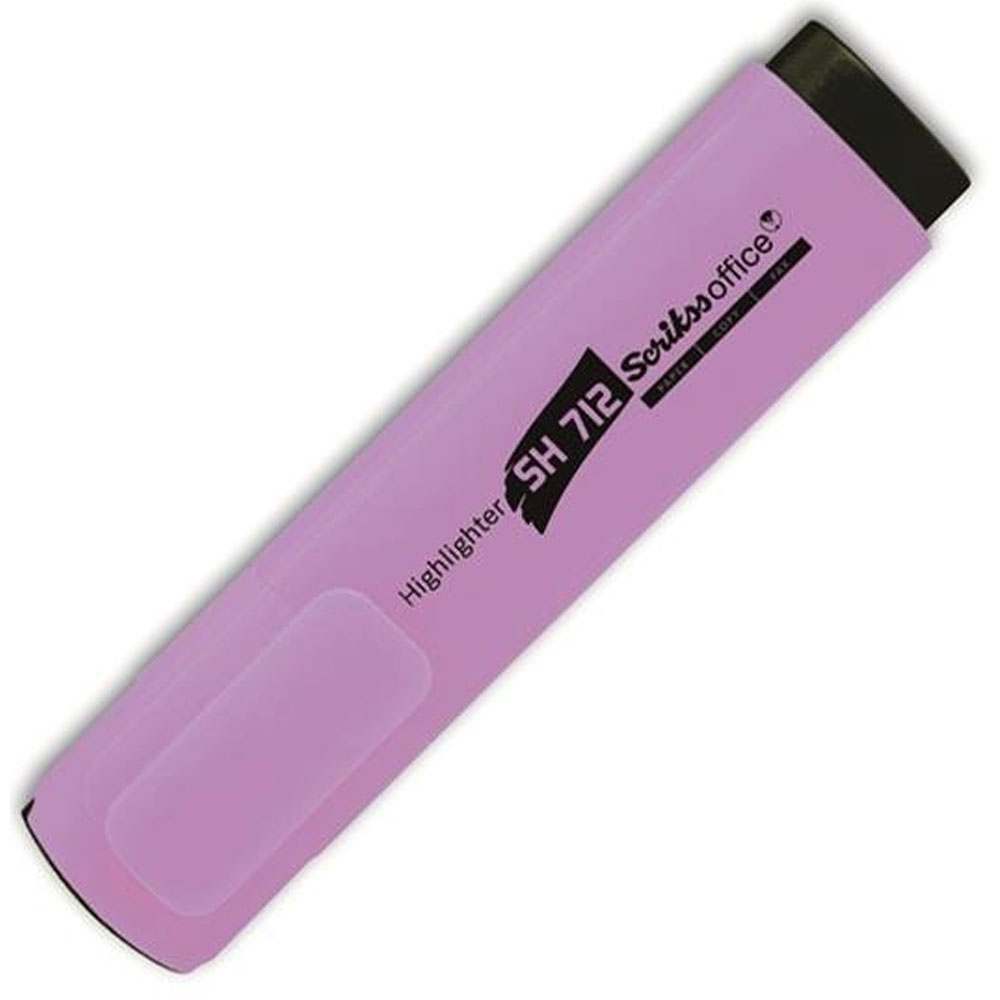 Scrikss Fosforlu Kalem Pastel Lila (12 Lİ) SH 712