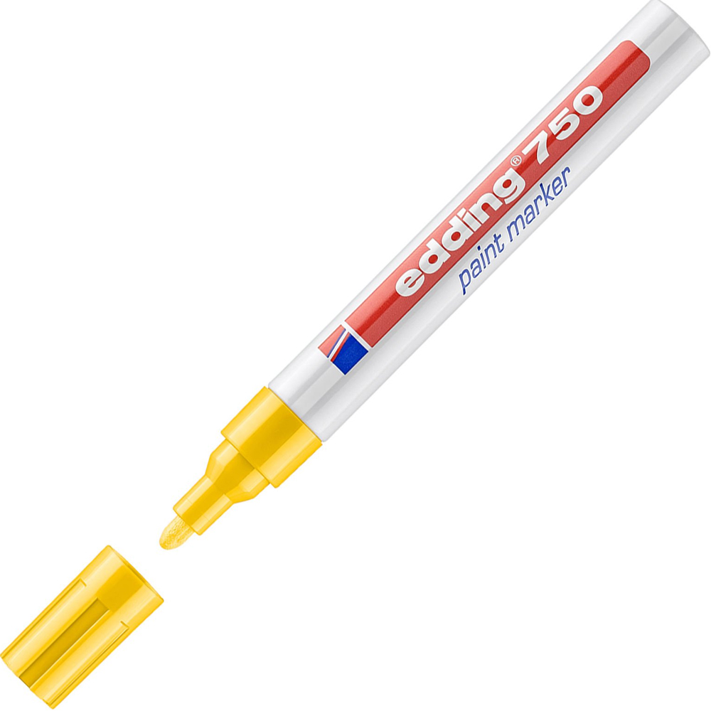 Edding Markör Boya Dekor Yuvarlak Uçlu 2-4 MM Sarı  (10 adet)750