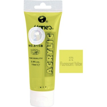 Maries Akrilik Boya 75 ML Fluorescent Sarı 815-272