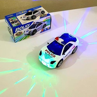 Ctoy Oyuncak 3D Işıklı Pilli Ve Sesli Araba