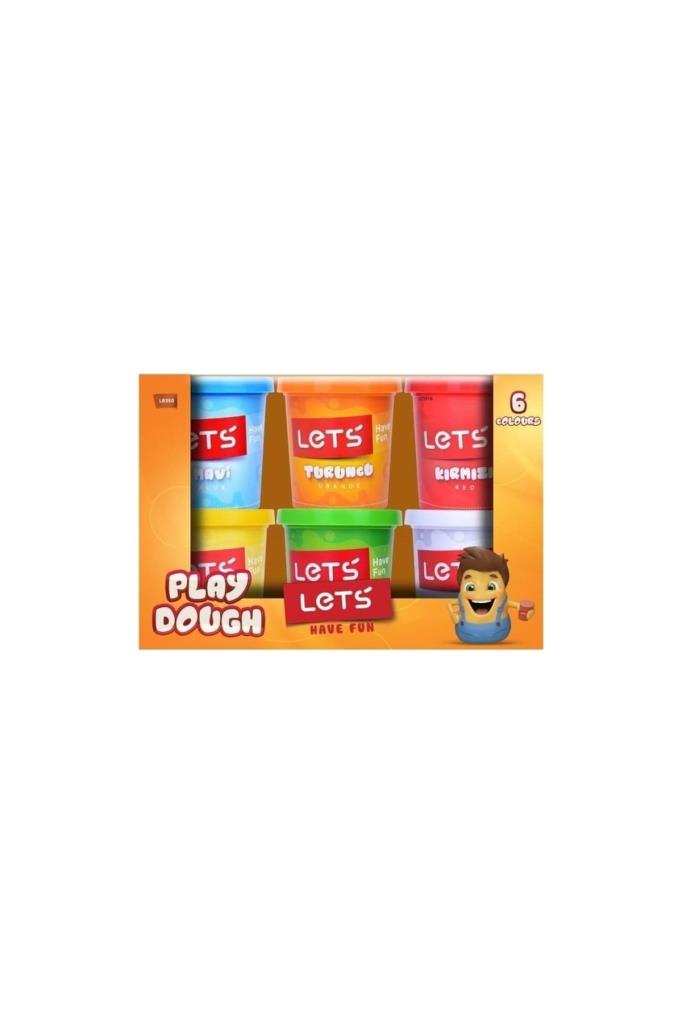Lets Oyun Hamuru 6 Renk 660 GR L8450