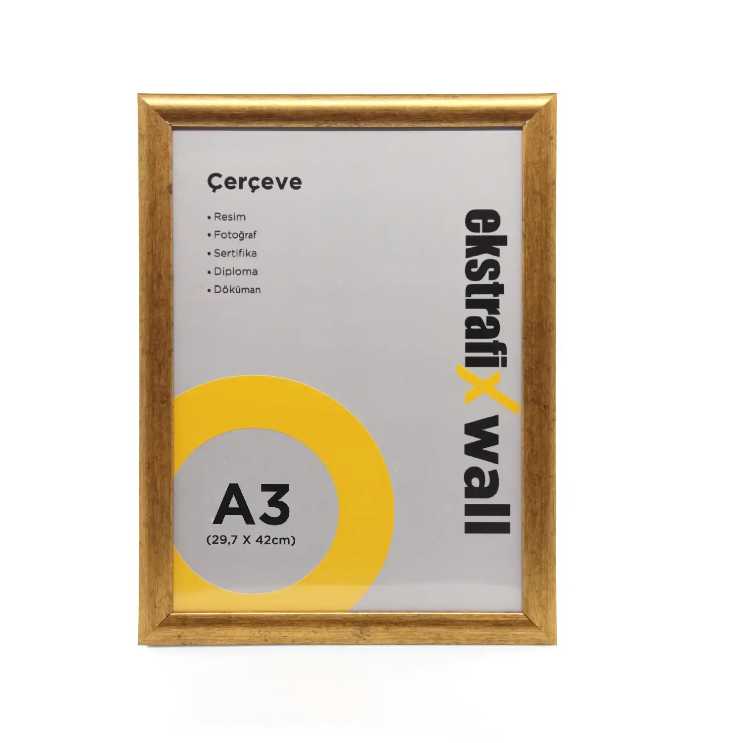 Ekstrafix Çerçeve A3 22 Li Altın Fix-ça010
