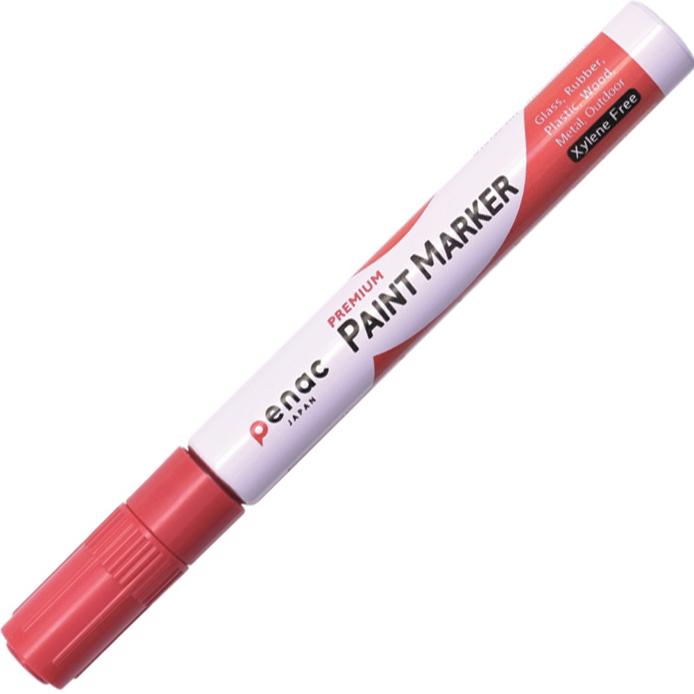 Penac Markör Paint Kırmızı (12 li paket)