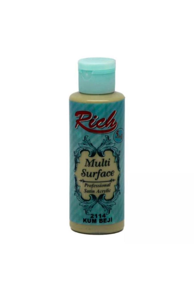 Rich Akrilik Boya Multi Surface 120 CC Kum Beji 2114