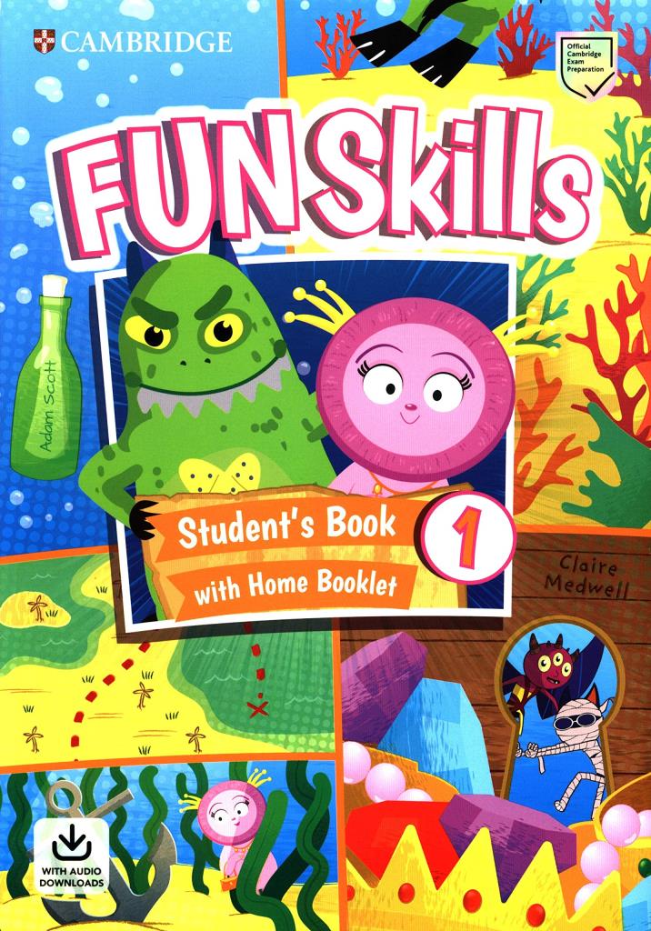 FUN SKILLS 1 STUDENT'S BOOK WITH HOME BOOKLET WITH AUDIO DOWNLOADS