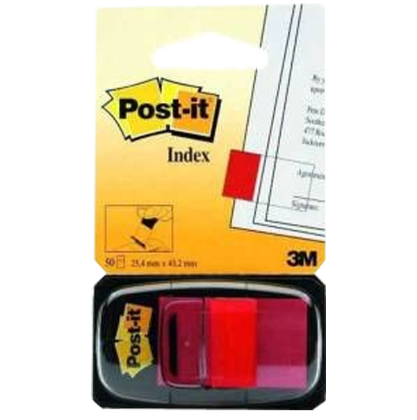 Post-İt İndeks 50 Lİ Kırmızı 680-(küçük boy)