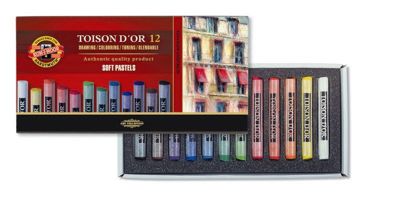 Koh-I Noor Set Of Artist´s Dry Chalks (12 li set) 8512