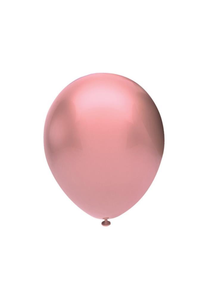 Balonevi Balon Metalik Rose Gold 100 Lü