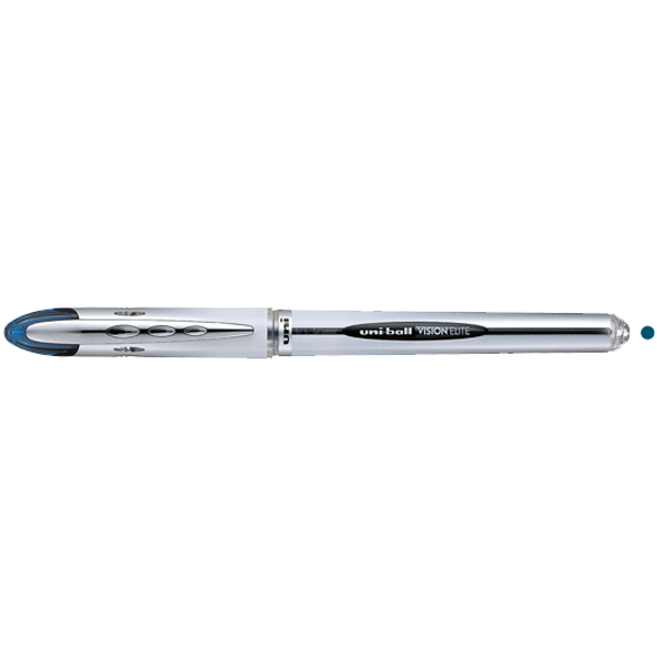 Uni-Ball Roller Kalem Vision Elite Bilye Uç 0.8 MM Mavi Siyah (12 adet)UB-200