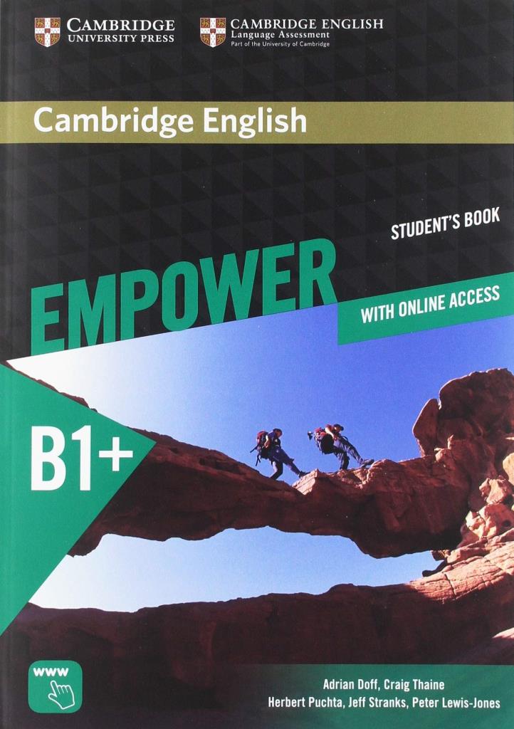 EMPOWER INTERMEDIATE STUDENTS BOOK PACK WITH ONLINE ACC.ACAD.SKIL.AND READI.PLUS B1+WORKBOOK WITHOUT