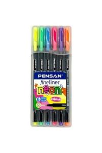 Pensan Fineliner 6 Lı Neon Pvc Kutu 6300