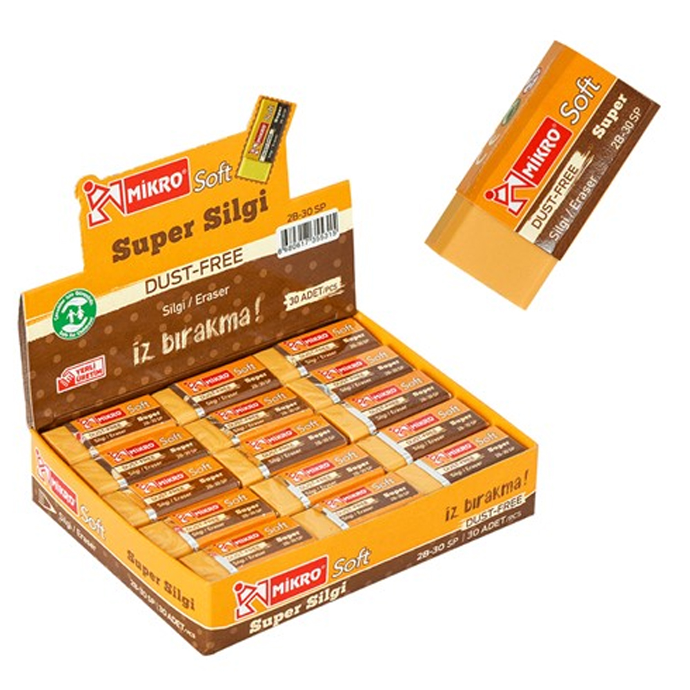 Mikro Silgi Soft Süper 2B-30SP (30 lu paket)