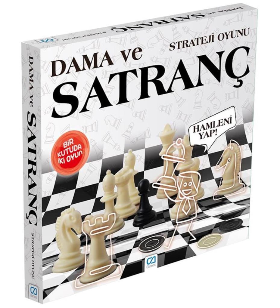 Ca Games Dama Ve Satranç Kutulu Oyun 5188