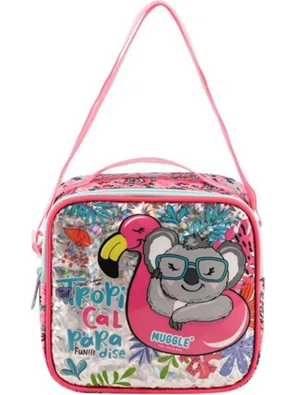 Muggle Beslenme Çantası Tropikal Pradice Pembe Mu-8942