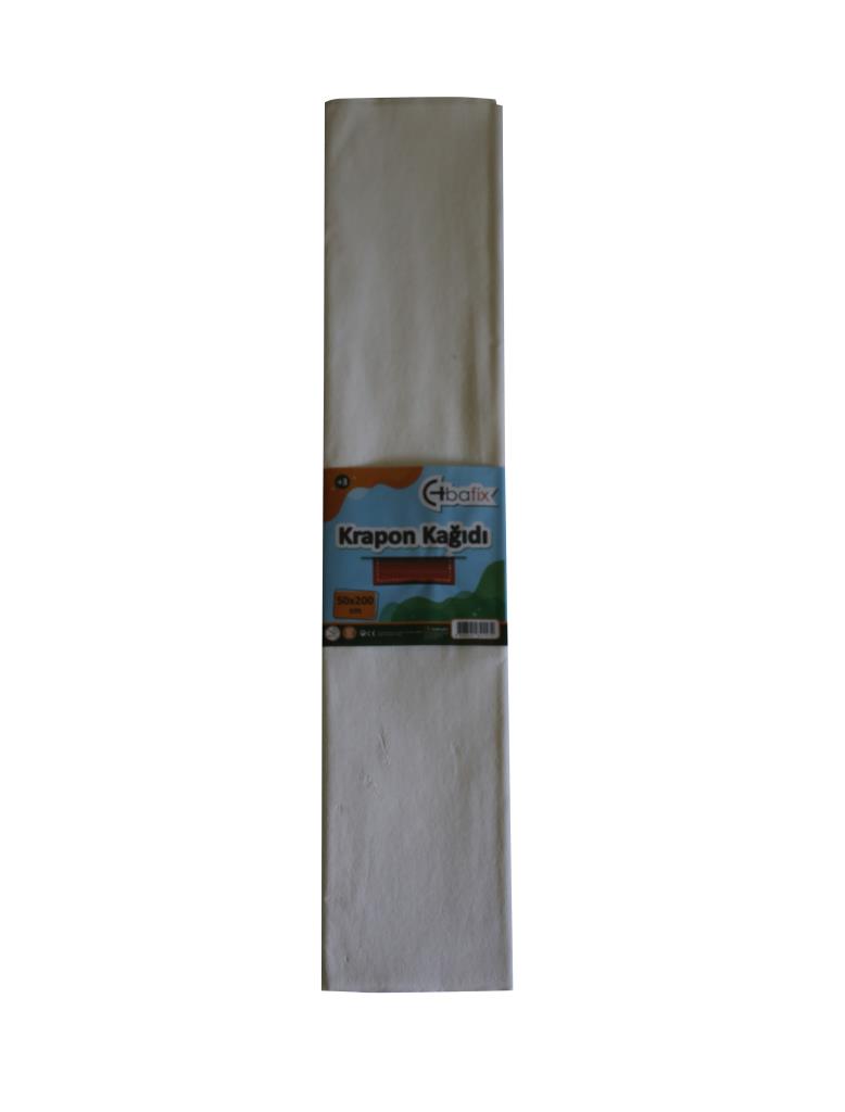 Bafix Krapon Kağıdı 10 LU 50x200 CM Beyaz-10-PKT