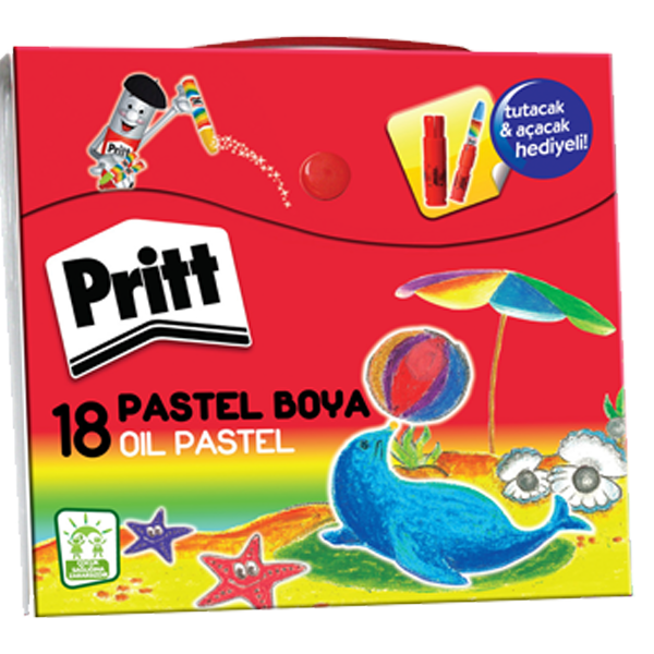Pritt Pastel Boya Çantalı 18 Renk 1048063