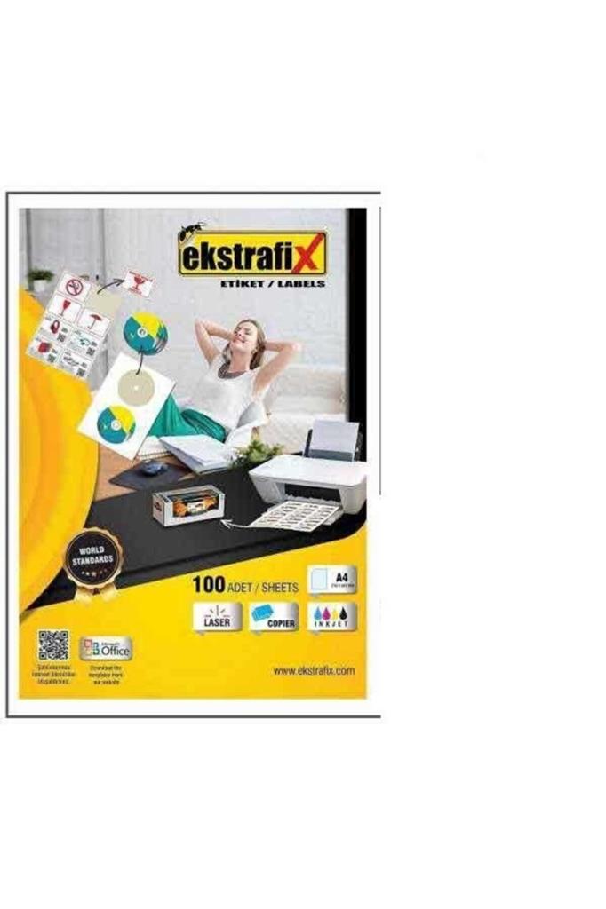 Ekstrafix Laser Etiket 100 YP 105x56 Laser-Copy-Inkjet FİX-5510