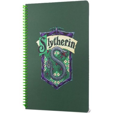 Mabbels Harry Potter Slytherin Spiralli Not Defteri Yeşil 80 Yaprak Çizgili 17x24cm Dft-388579