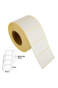 Tanex Barkod Etiketi Termal Eco 50x30 MM 40 MM Çap 1000 Lİ 1 Lİ