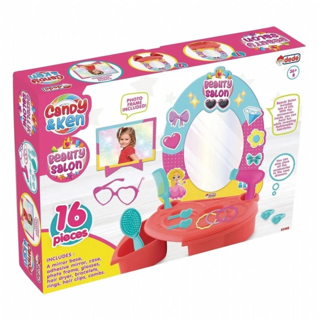 Dede Candy & Ken Güzellik Salonu 16 Parça 03468