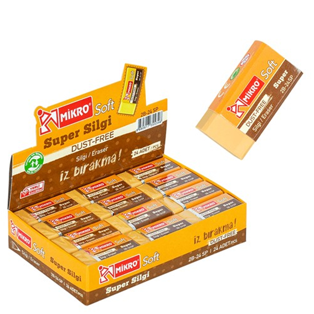 Mikro Silgi Soft Süper 2B-24SP (24 lü  paket)