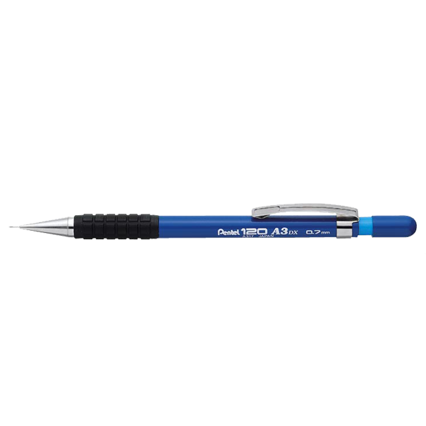 Pentel Versatil Kalem  Genel Kullanım İçin Tutaçlı 0.7 MM Mavi (12 adet)A317-C
