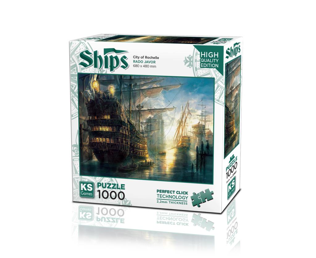 Ks Games Puzzle 1000 Parça City Of Rochelle 20681