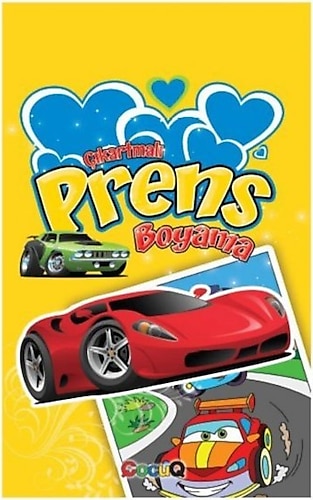 4E Prens Boyama Kitabı Stickerli 16 Syf Çocuq