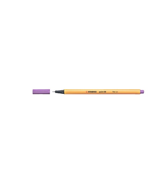 Stabilo Keçe Uçlu İnce Kalem  ( 10 adet) 88 Point 0.4 MM Açık Lila 88/59
