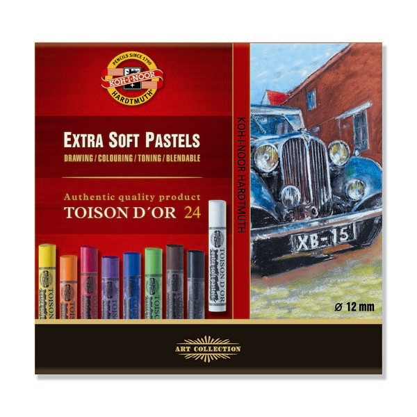 Koh-I Noor Set Extra Soft Dry Chalks 8554 (24 lü)