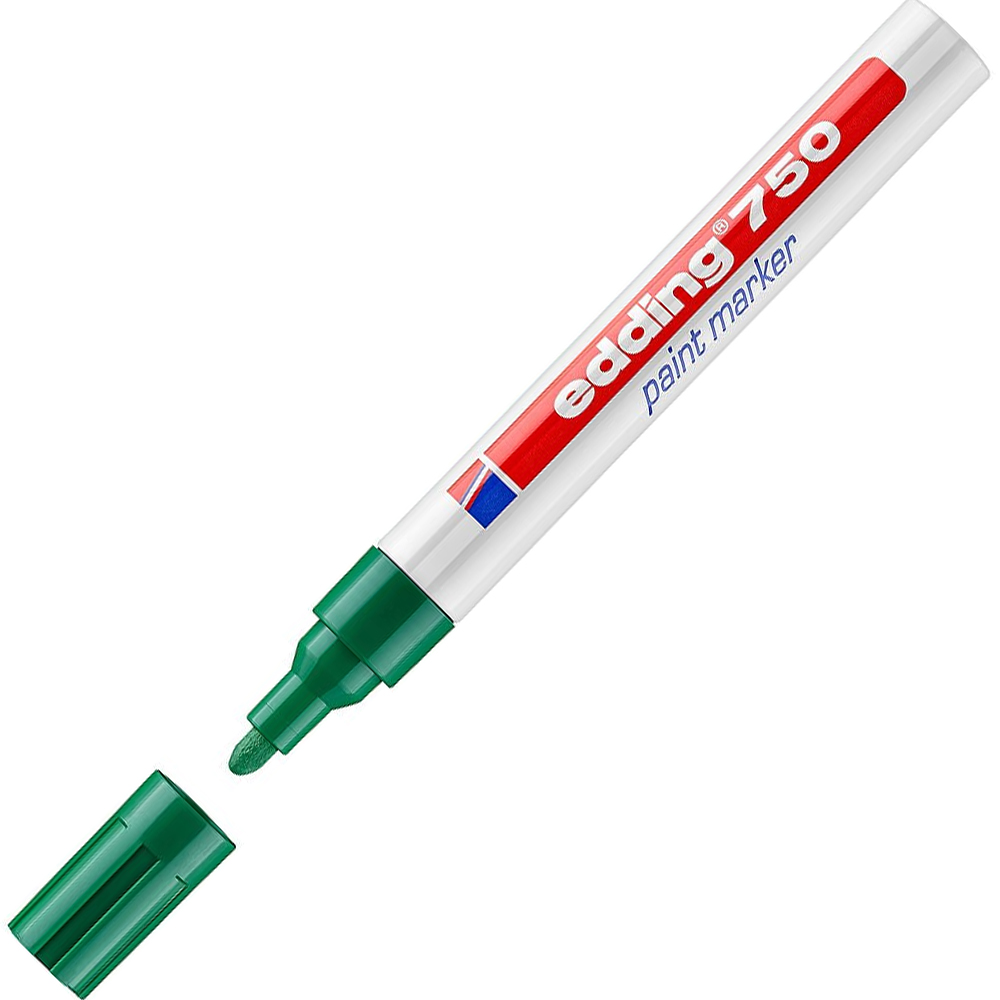Edding Markör Boya Dekor Yuvarlak Uçlu 2-4 MM Yeşil  (10 adet)750