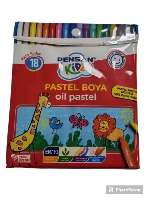 Pensan Kidz Pastel Boya Çantalı 18 Renk 98121