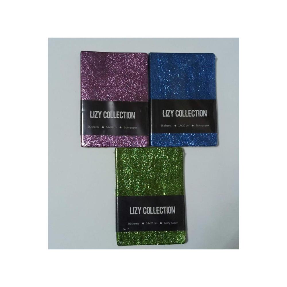 Liz Defter Sim Kapaklı Çizgili 96 YP 14x20 Ivory