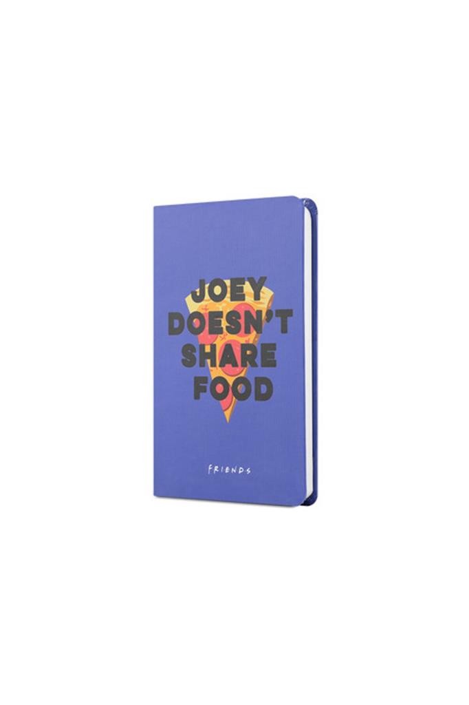 Mabbels Sert Kapak Lastikli Mini Defter Friends Pizza Mor 80 YP 9x14 DFT-388289