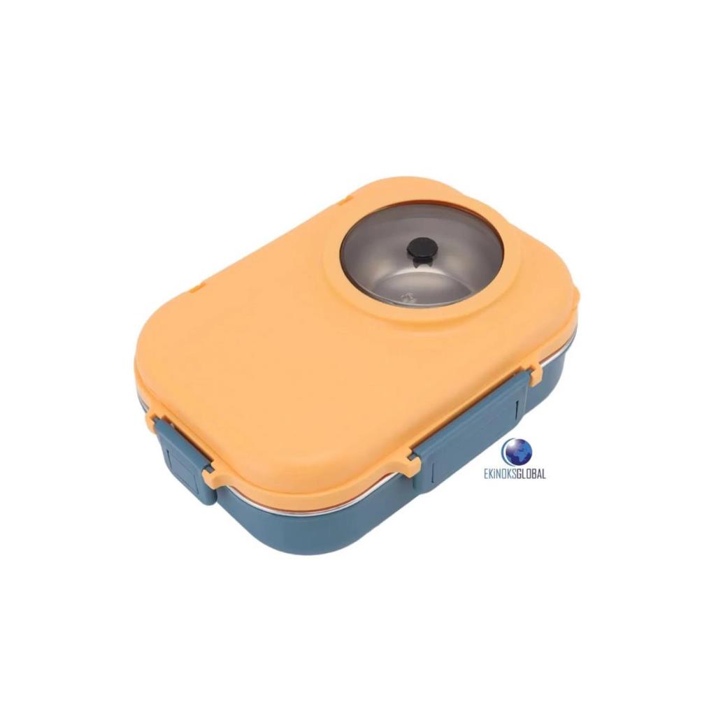 Vagonlife Beslenme Kutusu Lunch Box Paslanmaz Çelik 900 ML BL70100