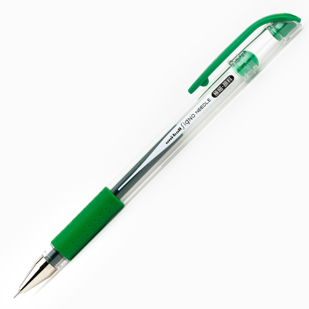 Uni-Ball Roller Kalem Signo Needle İğne Uç 0.38 Mm Yeşil (10 lu paket) UM-151ND