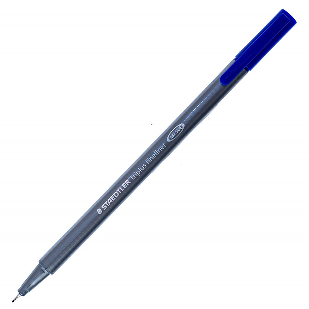 Staedtler Fineliner Triplus Üçgen 0.3 MM Mavi (10 adet) 334-3