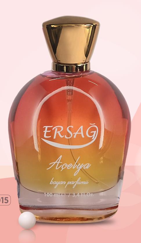 ERSAĞ AÇELYA BAYAN PARFÜM 100CC.(ALKOLSÜZ)